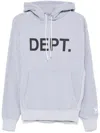 Gallery Dept. Light Grey Hooded Sweatshirt With Bold Graphic Print In Hgry Heather Grey