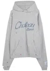 Gallery Dept. Chateau Ranch Distressed Paint-splattered Printed Cotton-blend Jersey Hoodie