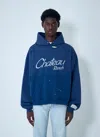 Gallery Dept. Distressed Chateau Raunch Hooded Sweatshirt In Blue