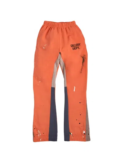 Gallery Dept. Distressed Track Pants In Orange