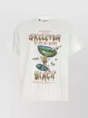 Gallery Dept. Dont Die Graphic Text Crew Neck T-shirt In White