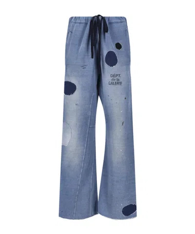 Gallery Dept. Drawstring Casual Pants In Blue