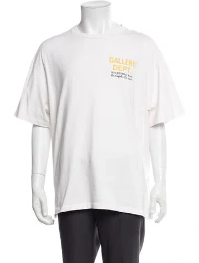 Pre-owned Gallery Dept. Drive Thru Logo Graphic Print T-shirt In White