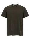 Gallery Dept. Logo-print Washed-effect T-shirt In Gray