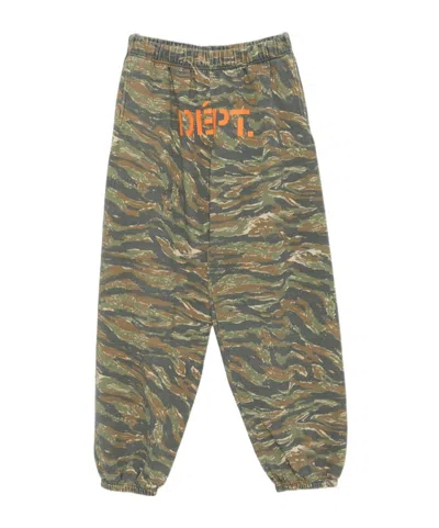 Gallery Dept. Downtown Camouflage-print Logo-print Track Pants In Green