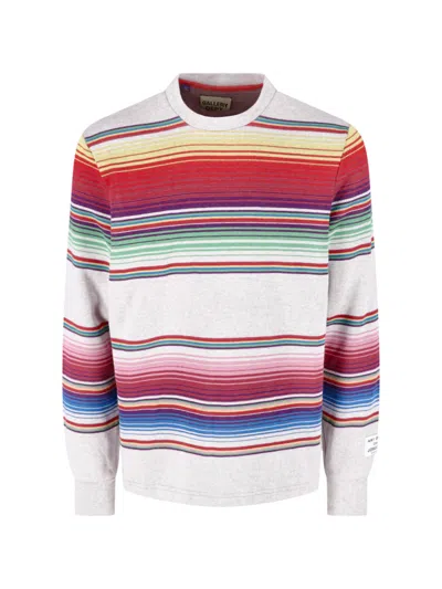Gallery Dept. Embroidered Cotton Sweatshirt In Multi