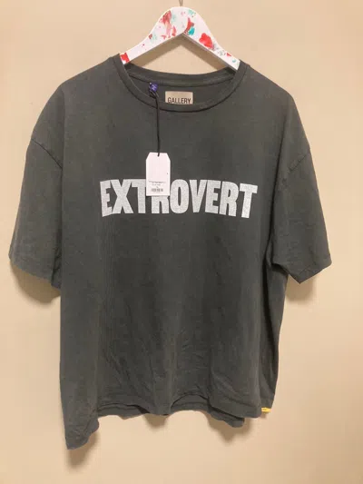 Pre-owned Gallery Dept. Extrovert & Introvert Inside Out Vintage Tee Xl In Black