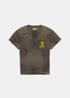 Gallery Dept. Gallery Dept Mens Black Zip Graphic-print Cotton-jersey T-shirt In Black