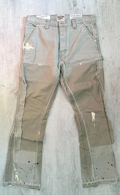Pre-owned Gallery Dept. . Flared Carpenter Jeans New Size 32 In Grey
