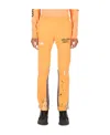 Gallery Dept. Flared Paint-splatter Track Pants In Orange