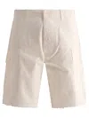 Gallery Dept. Foil Cargo Shorts In White