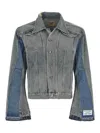 Gallery Dept. Ford Trucker Jacket Contrast Panels Collar In Blue