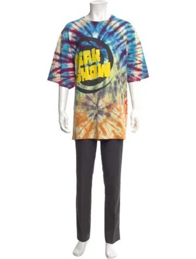 Pre-owned Gallery Dept. Freak Show Tie-dye Print T-shirt In Yellow