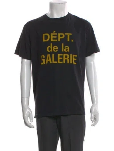 Pre-owned Gallery Dept. French Logo Graphic Print T-shirt In Black