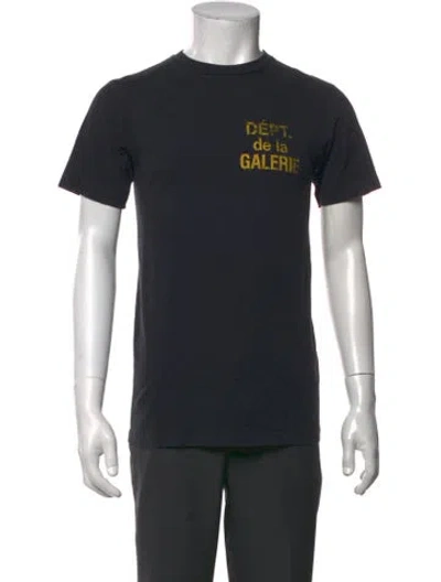 Pre-owned Gallery Dept. French Logo Graphic Print T-shirt In Black