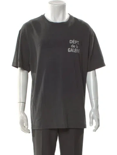 Pre-owned Gallery Dept. French Logo Graphic Print T-shirt In Gray