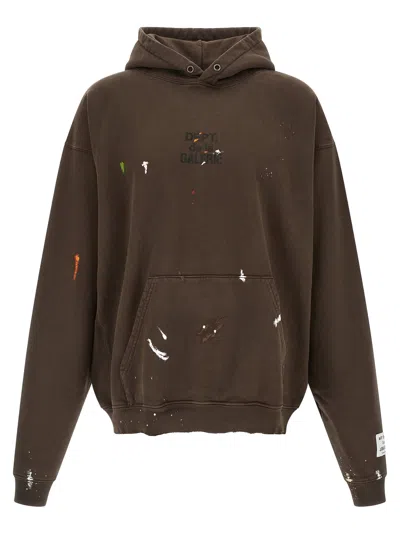 Gallery Dept. French Logo Painted Sweatshirt Brown