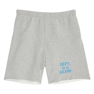 Pre-owned Gallery Dept. French Logo Sweat Shorts 'heather Grey'