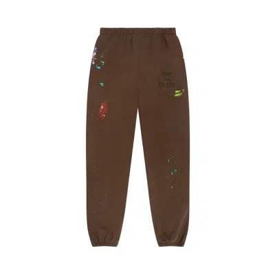 Pre-owned Gallery Dept. French Logo Sweatpants 'sepia' | Brown | Men's Size S