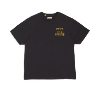 Pre-owned Gallery Dept. Gallery Dept French Logo Tee Black Size Large