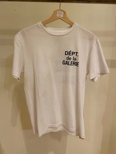 Pre-owned Gallery Dept. . French Logo Tee In White