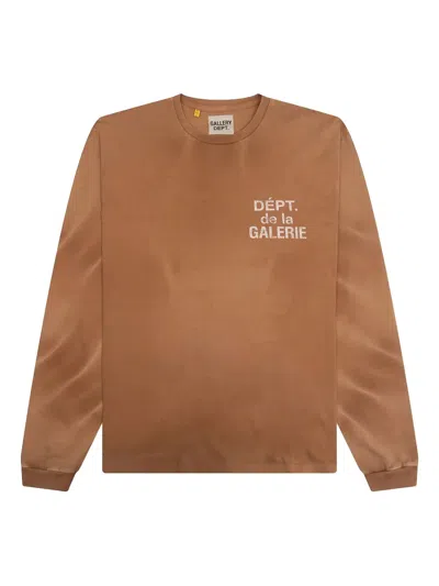 Gallery Dept. French Long-sleeve Shirt In Brown