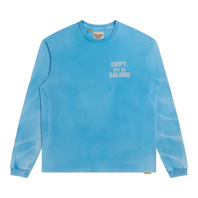 Pre-owned Gallery Dept. French Long-sleeve Tee 'cyan' | Blue | Men's Size M