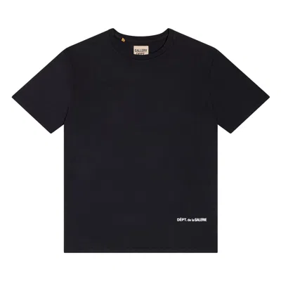 Pre-owned Gallery Dept. French Micro Logo Tee 'washed Black' | Men's Size L