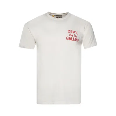 Pre-owned Gallery Dept. French Tee 'cream' In White