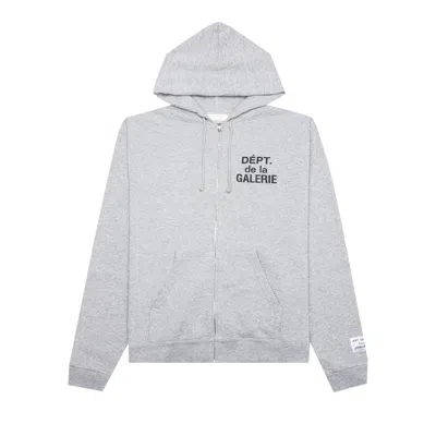 Pre-owned Gallery Dept. French Zip Hoodie 'grey' | Men's Size S In Gray