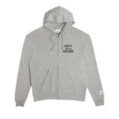 Pre-owned Gallery Dept. French Zip Hoodie 'heather Grey'
