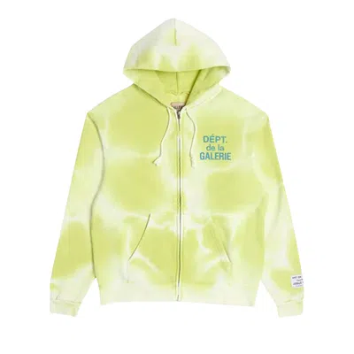 Pre-owned Gallery Dept. French Zip Hoodie 'lime Green'