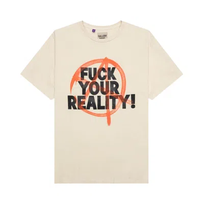 Pre-owned Gallery Dept. Fuck Your Reality Tee 'antique White' | Men's Size L