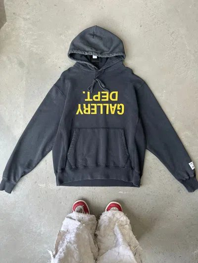 Pre-owned Gallery Dept. Fucked Up Hoodie Yellow/black