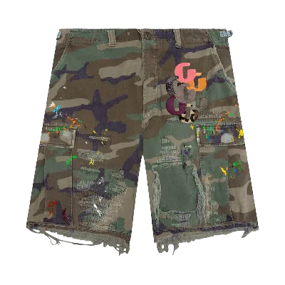 Pre-owned Gallery Dept. G Patch Camo Cargo 'camo' In Multi-color