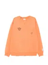 Gallery Dept. Logo Sweatshirt In Orange