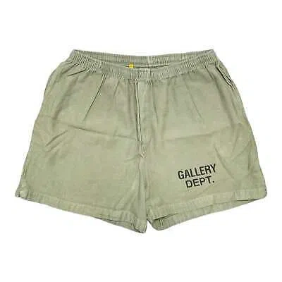 Pre-owned Gallery Dept. Gallery Department Zuma Shorts Olive In Green