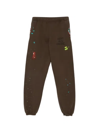 Gallery Dept. Gd French Logo Trousers In Brown