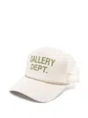 Gallery Dept. Gallery Dept Curved Peak Logo Print Mesh Panel Hat In Gray