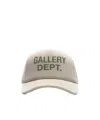 Gallery Dept. Embroidered Mesh-back Baseball Cap In Warm Grey