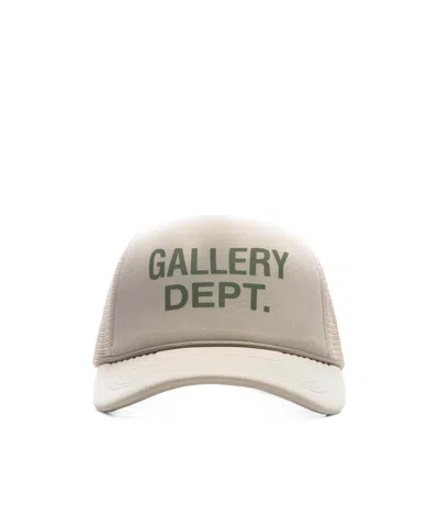 Gallery Dept. Gd Trucker Logo Hat In Warm Grey