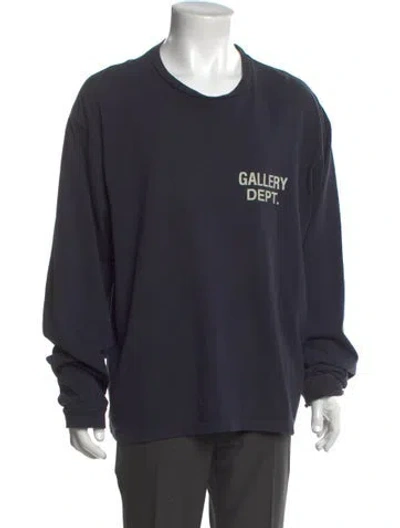 Pre-owned Gallery Dept. Graphic Print Crew Neck Pullover In Black