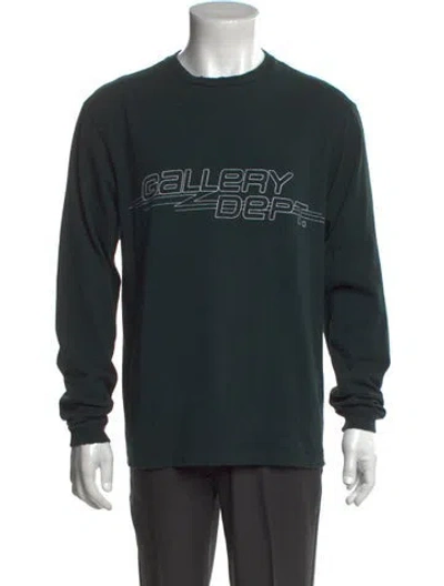 Pre-owned Gallery Dept. Graphic Print Crew Neck T-shirt In Black