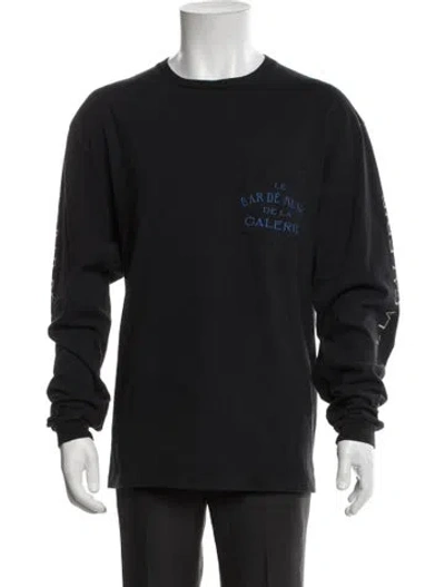Pre-owned Gallery Dept. Graphic Print Crew Neck T-shirt In Black