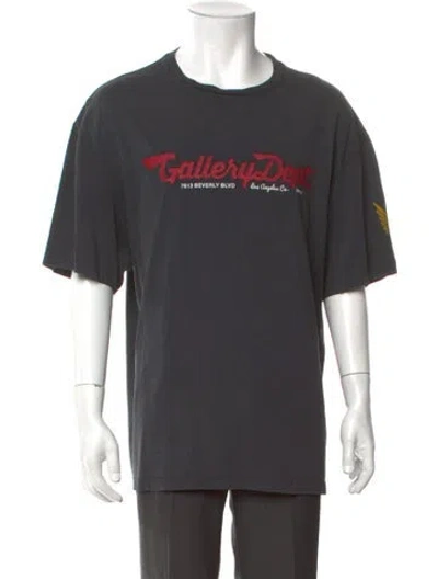 Pre-owned Gallery Dept. Graphic Print Crew Neck T-shirt In Gray