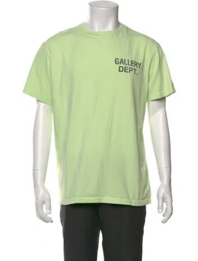 Pre-owned Gallery Dept. Graphic Print Crew Neck T-shirt In Green