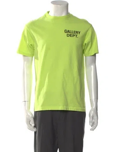 Pre-owned Gallery Dept. Graphic Print Crew Neck T-shirt In Green