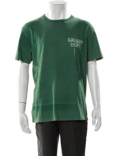 Pre-owned Gallery Dept. Graphic Print Crew Neck T-shirt In Green
