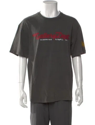 Pre-owned Gallery Dept. Graphic Print Crew Neck T-shirt In Grey