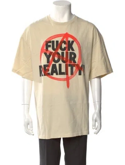 Pre-owned Gallery Dept. Graphic Print Crew Neck T-shirt In Neutral